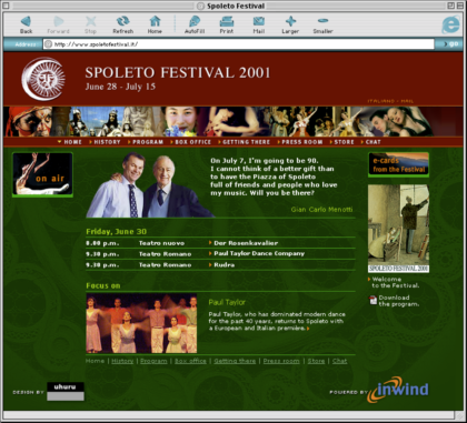 Spoleto Festival - Home