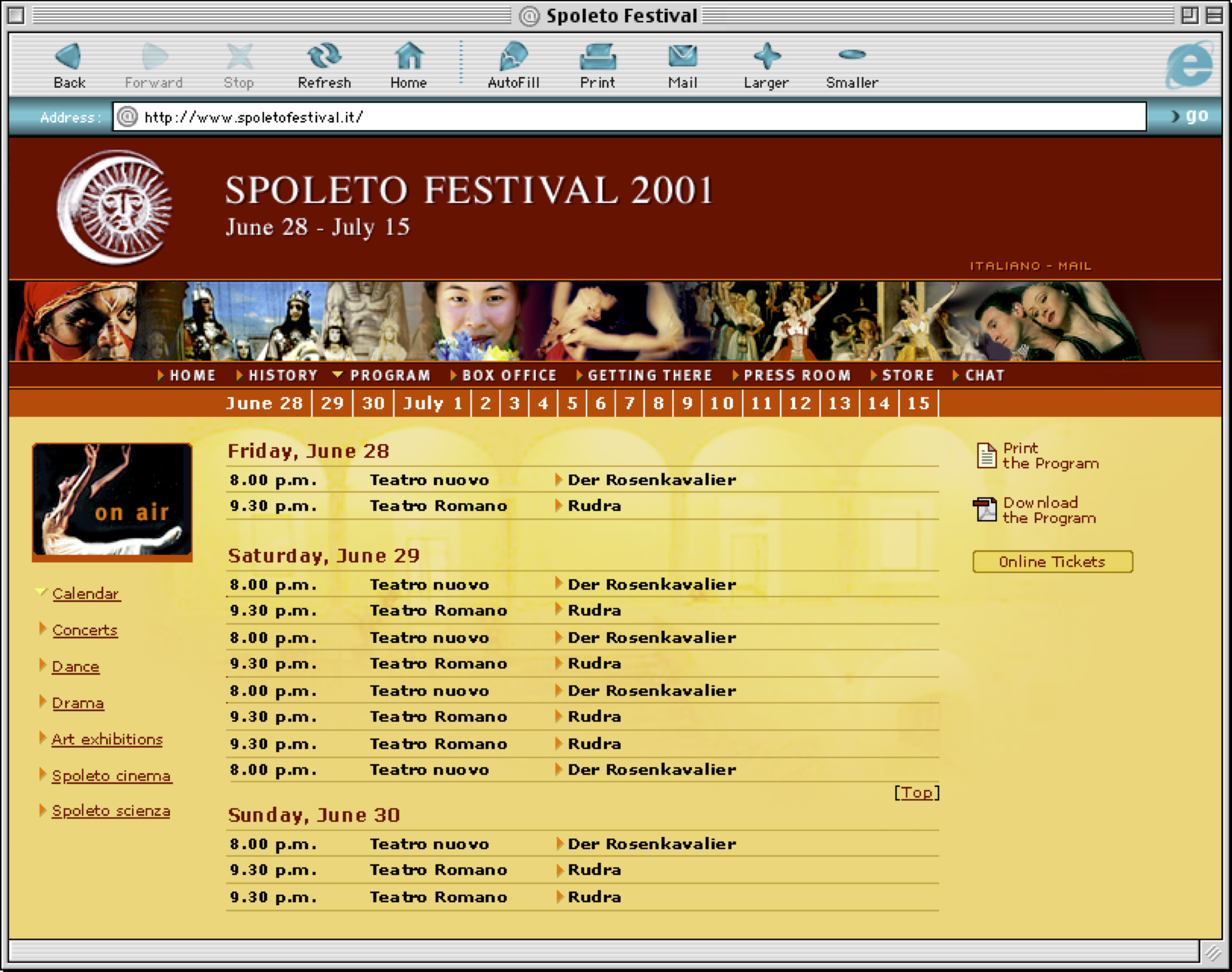 Spoleto Festival - Interna